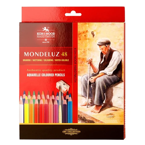 KOH-I-NOOR MONDELUZ 3713/48 - akvarelové pastelky - 48 ks 182 Kohinoor