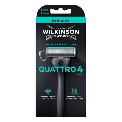 Wilkinson Quattro 4 Skin Protection pánský holicí strojek + hlavice