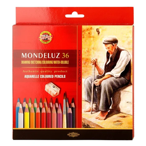 KOH-I-NOOR MONDELUZ 3712/36 - akvarelové pastelky - 36 ks Kohinoor
