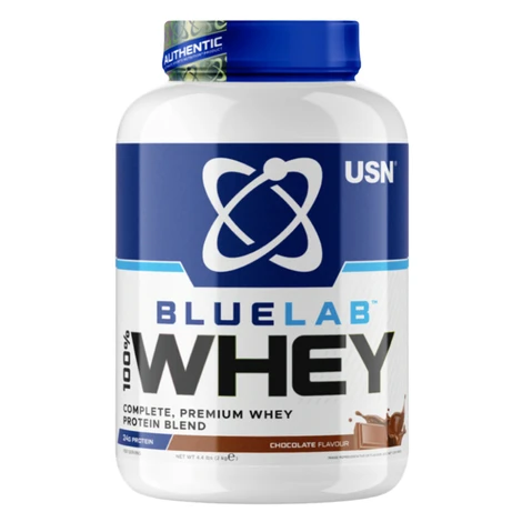 USN BlueLab 100% Whey Premium Protein 908g - jahoda