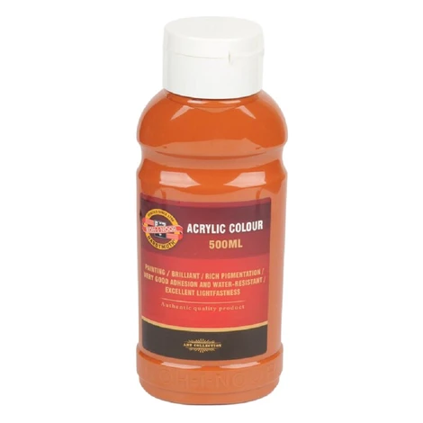 KOH-I-NOOR 1627/0640 - akrylová barva 500 ml, hněď světlá Kohinoor