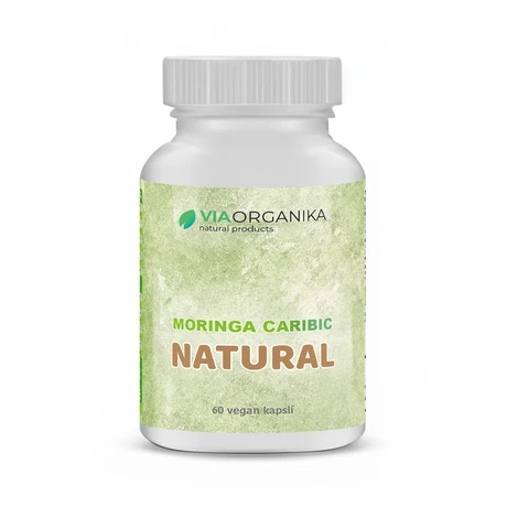 VIA Organika Moringa caribic NATURAL 60 kapslí