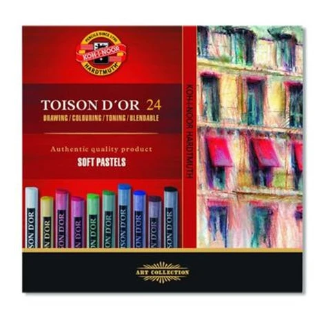 KOH-I-NOOR TOISON D´OR 8514/24 - prašné křídy - 24 ks Kohinoor