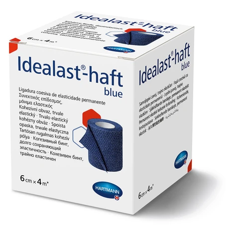 Hartmann Idealast-haft color 6 cm x 4 m obinadlo elastické modré