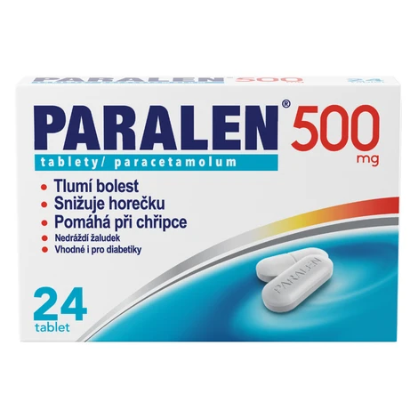 Paralen 500 mg 24 tablet