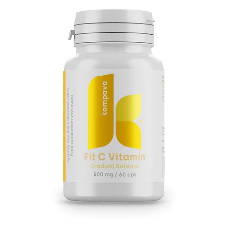 KOMPAVA Fit C Vitamín 500 mg/60 kps