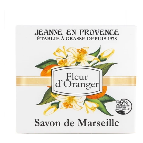 Jeanne en Provence Tuhé mýdlo Pomerančový květ 100 g