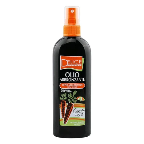 Delice Solaire Black Carrot Tanning Oil Ultra Bronze opalovací olej 150 ml
