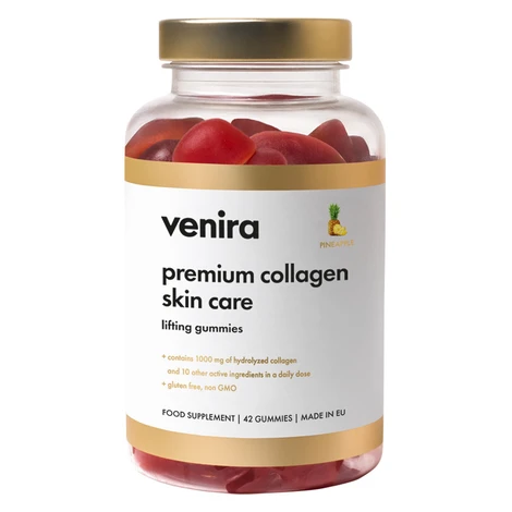 Venira Premium collagen skin care - lifting gummies ananas 42 ks
