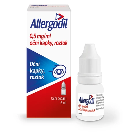 Allergodil 0,5 mg/ml oční kapky 6 ml