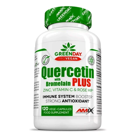 Amix Nutrition ProVEGAN Quercetin s Bromelainem Plus - 120 kapslí