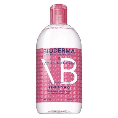 BIODERMA Sensibio H2O micelární voda 500 ml limitovaná edice Victoria Beckham