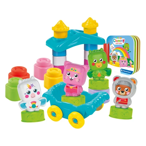 Clementoni Clemmy baby - Hrací sada s knížkou rytíř a princezna