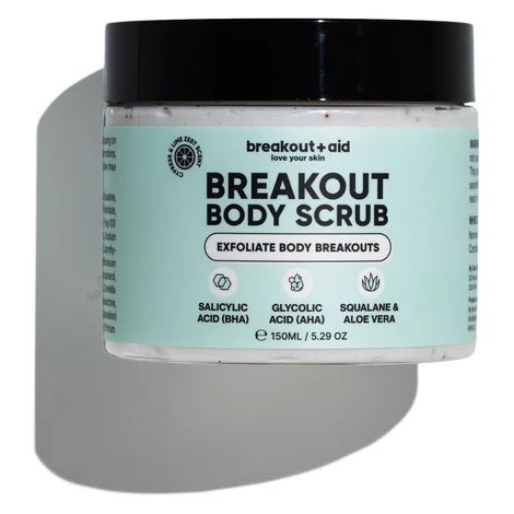 Breakout + Aid Body - Tělový peeling s AHA a BHA