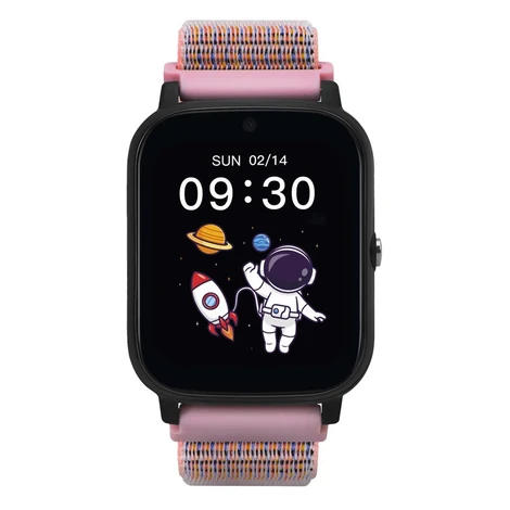 Garett Smartwatch Kids Tech 4G dětské chytré hodinky Pink Velcro