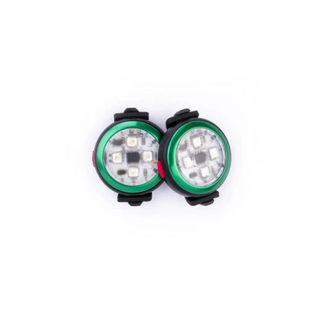 Curli Luumi LED bezpečnostní světýlko dobíjecí na obojek GREEN