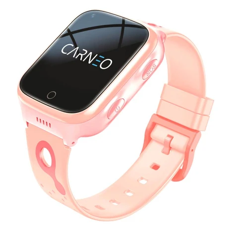 Carneo GuardKid+ 4G hodinky s GPS Platinum Pink