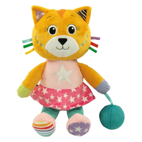Clementoni Clemmy baby - Můj první plyšák - Kočička v dárk. kazetě