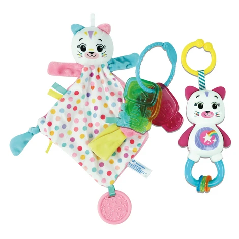 Clementoni Clemmy baby - Sada můj první plyšák - Koťátko v dárk. kazetě