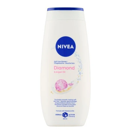 Nivea Diamond & Argan Oil pečující sprchový gel 250 ml