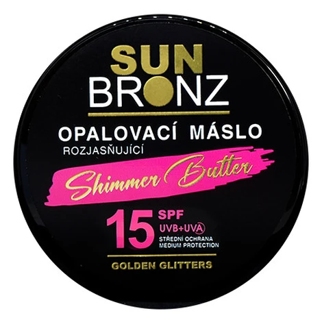 Vivaco Opalovací máslo s třpytivým efektem SPF 15 SUN BRONZ 100 ml