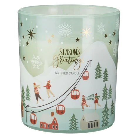 Vonná svíčka Winter Fun, vůně Grib Forest, 270 g