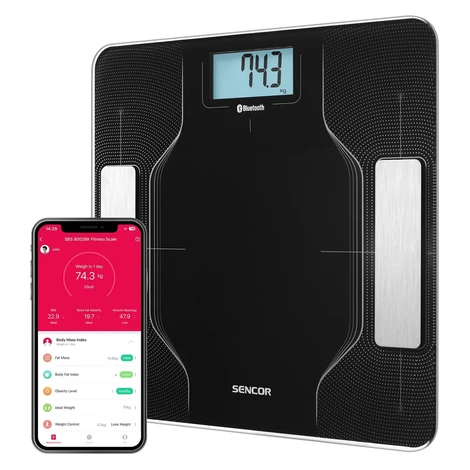Sencor SBS 8002BK chytrá osobní fitness váha