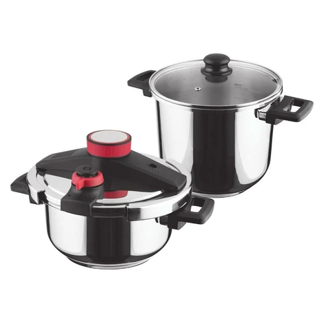 Lamart LT1230 sada tlakových hrnců Steam, 4+7 l