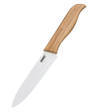 Banquet Keramický nůž porcovací Acura Bamboo, 23,5 cm