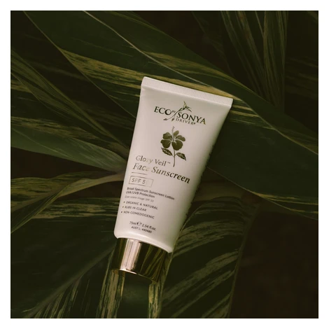 Eco By Sonya pleťový opalovací krém SPF 50 Glory Veil 75 ml