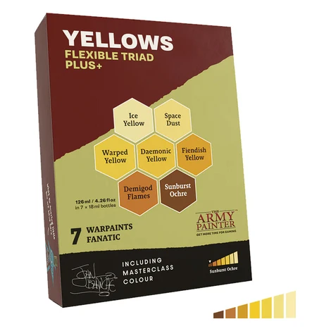 Army Painter Army Painter: Warpaints Fanatic: Flexible Triad PLUS+: Yellows