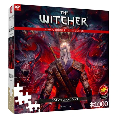 Good Loot Comic Book Puzzle: The Witcher Corvo Bianco 1000 dílkú
