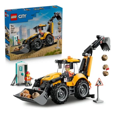 LEGO LEGO® City 60480 Žlutý nakladač s rypadlem