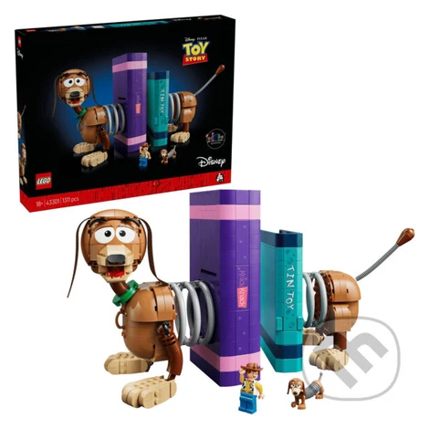 LEGO® Disney™ 43301 Knižné zarážky: Pes Slinky z Toy Story,LEGO® Disney™ 43301 Knižné zarážky: P