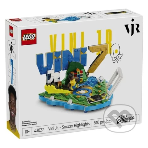 LEGO® Editions 43027 Vini Jr. (Hviezdne momenty futbalu),LEGO® Editions 43027 Vini Jr. (Hviezdne