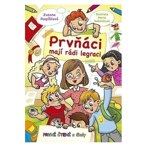 Prvňáci mají rádi legraci - První čtení s úkoly - Zuzana Pospíšilová PANDA