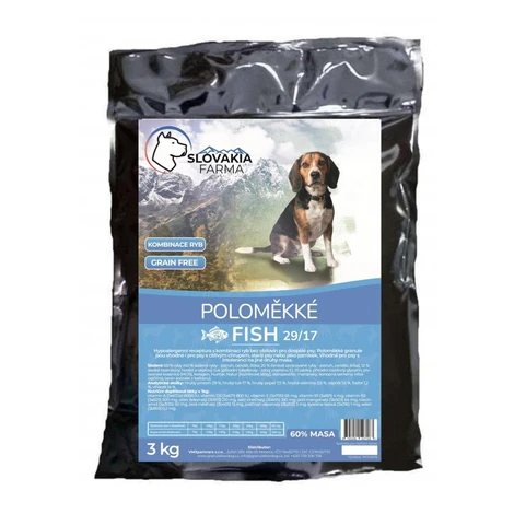 Poloměkké hypoalergenní Granule Slovakia Farma - Lamb 27/16 - 3 kg