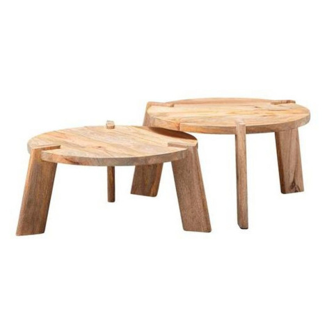 Dřevěné konferenční stolky v setu