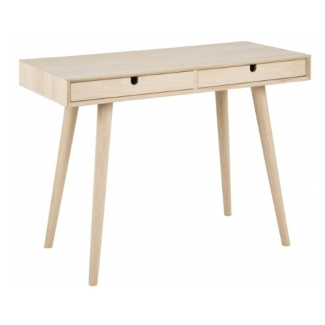 Dřevěné psací stoly se šuplíky