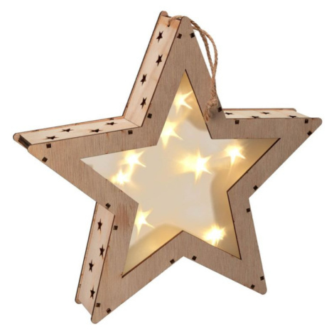 Dřevěné vánoční hvězdy