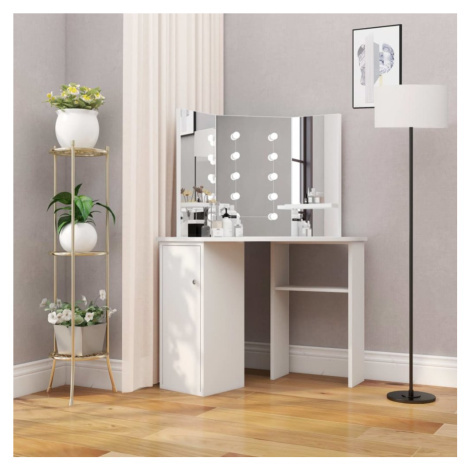 Rohové toaletní stolky