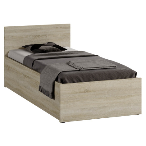 Postele v dekoru dub sonoma 90x200 cm