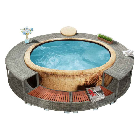 Polyratanové obruby k vířivce