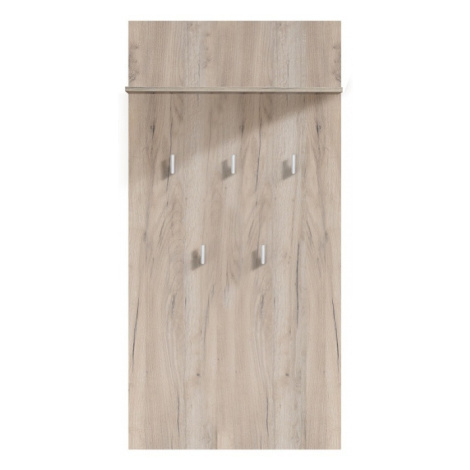 Věšákové stěny v dekoru dub