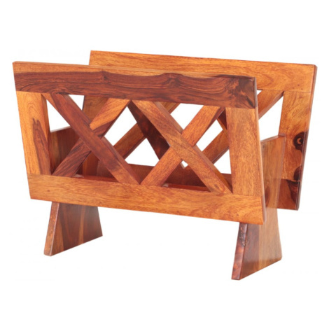 Dřevěné stojany na noviny