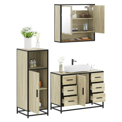 Koupelnové sestavy v dekoru dub sonoma