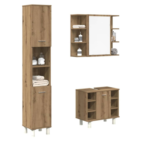 Koupelnové sestavy v dekoru dub artisan