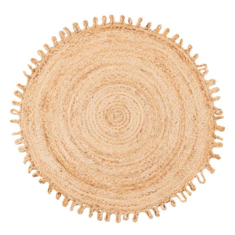 Kulaté jutové koberce s průměrem 100 cm