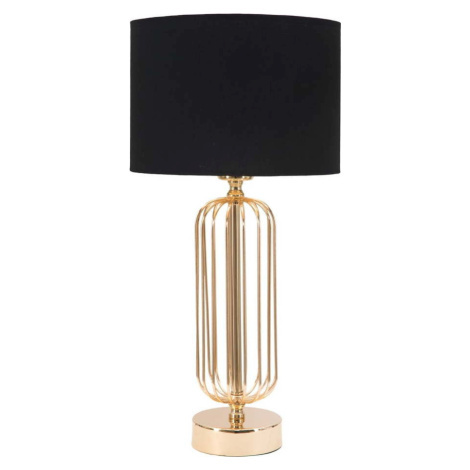 Černo-zlaté stolní lampy