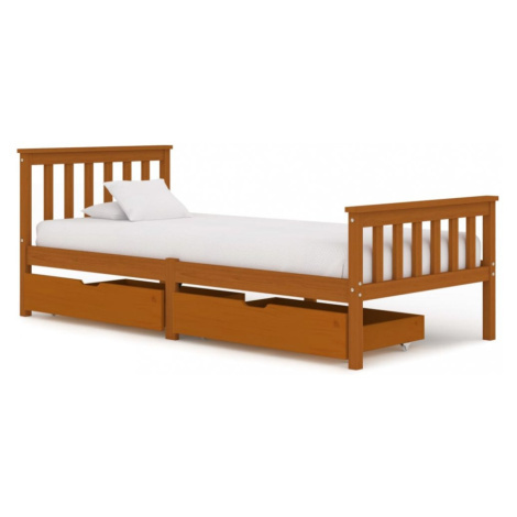 Dřevěné postele s úložným prostorem